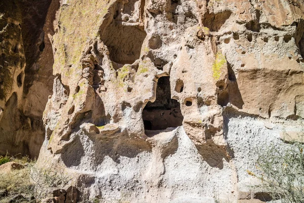 Cliff Dwelling Ruins Bandelier National Monument New Mexico — Stock Photo, Image