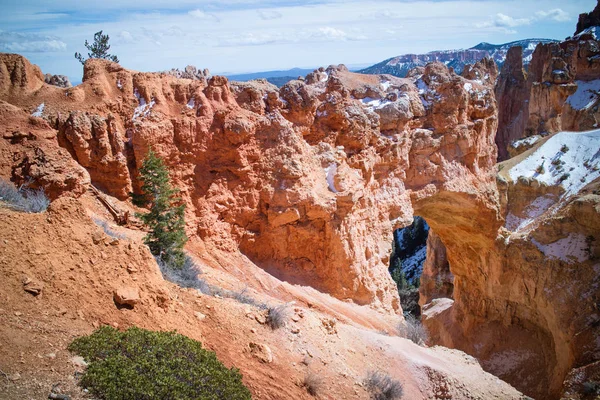 Naturlig Klippformation Den Berömda Platsen Bryce Canyon National Park — Stockfoto