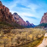 Mountain Ridges dans le parc national de Zion, Utah