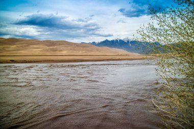 Büyük kum tepeleri Milli Park ve koru, Colorado Medano Creek