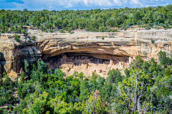 The Cliff Palace in Mesa Verde National Park, Colorado