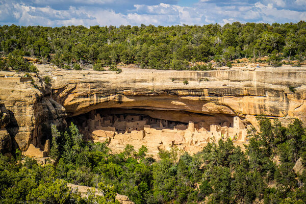 The Cliff Palace in Mesa Verde National Park, Colorado