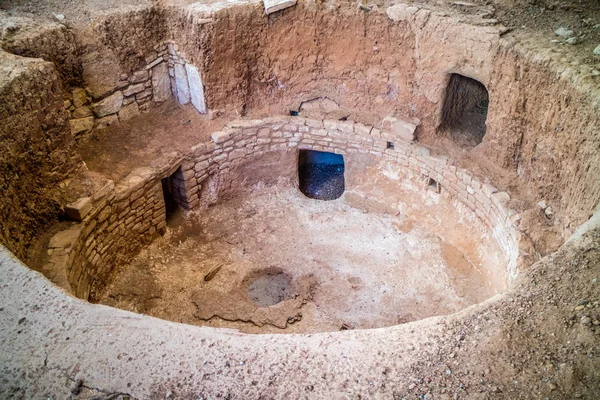 Egy Messze View House Mesa Verde Nemzeti Park Colorado — Stock Fotó