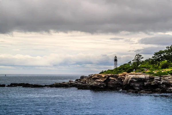 Portland Head Lighthouse Cape Elizabeth Maine — Zdjęcie stockowe