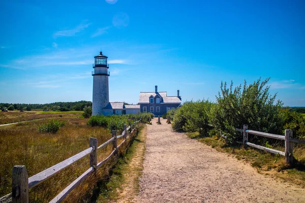 Highland Φως Στο Cape Cod Εθνικής Αιγιαλός Μασαχουσέτη — Φωτογραφία Αρχείου