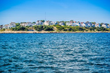 Cape Cod Martha'nın üzüm bağı, Massachusetts adanın bakan görünümü
