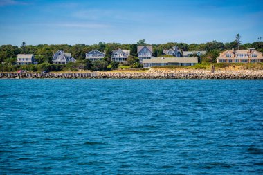 Cape Cod Martha'nın üzüm bağı, Massachusetts adanın bakan görünümü