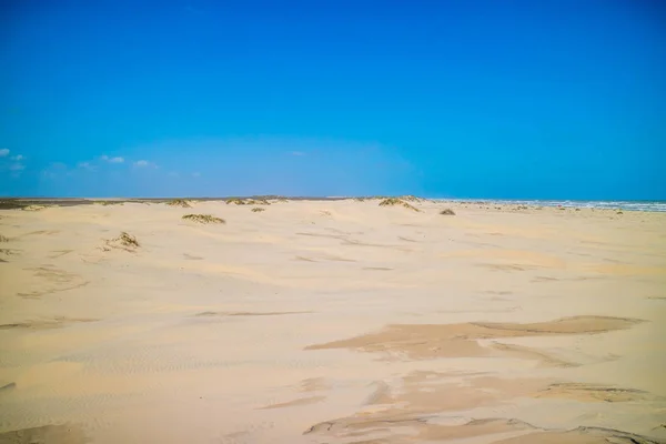 Uma Bela Praia Areia Suave Fina Longo Costa Golfo Texas — Fotografia de Stock
