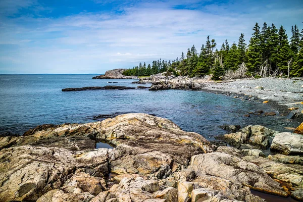 Härlig Anka Harbor Isle Haut Acadia National Park Maine — Stockfoto
