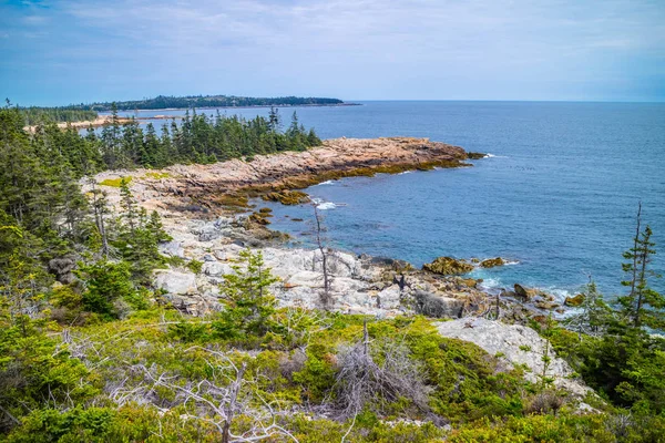 Charmante Île Haut Duck Harbor Dans Parc National Acadie Maine — Photo