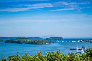 Okyanus yol iz Acadia Milli Parkı, Maine