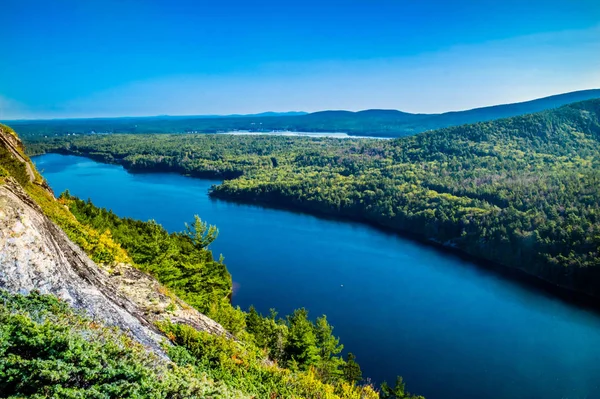 Trilha Penhasco Faia Parque Nacional Acadia Maine — Fotografia de Stock