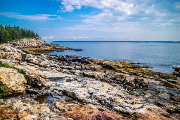 Stora Huvud Trail Acadia National Park Maine — Stockfoto