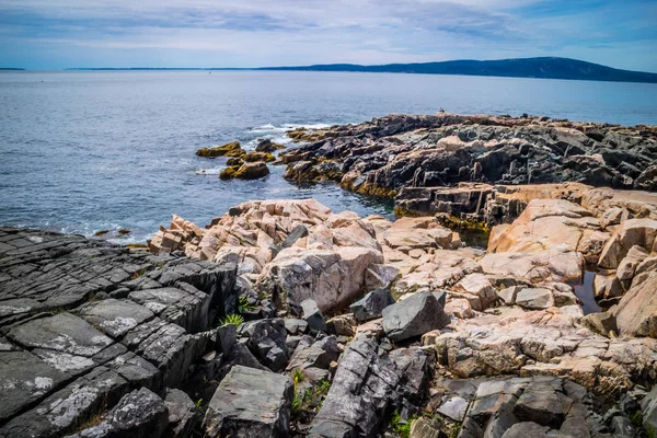 Sonntagspfad Acadia Nationalpark Maine — Stockfoto