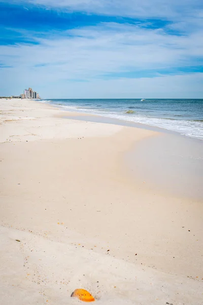 Вид на берег в Perdido Key State Park, Флорида — стоковое фото