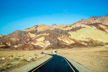Death Valley National Park, Kaliforniya 'dan gelen bir huşu uyandıran manzara