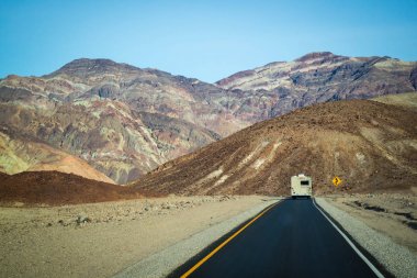 Death Valley National Park, Kaliforniya 'dan gelen bir huşu uyandıran manzara