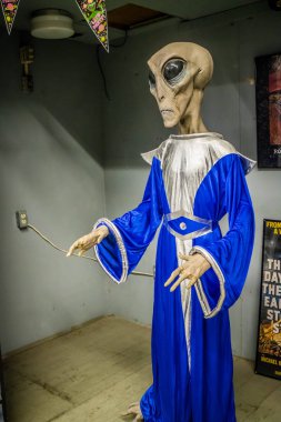 Roswell, New Mexico'da ufo minyatür modelleri