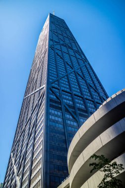 Chicago, Illinois'de büyük bir gökdelen binası