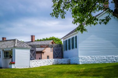 Mackinac Adası'na giden bir giriş yolu, Michigan