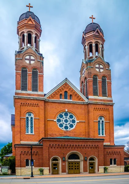 Uma igreja congregacional em Green Bay, Wisconsin — Fotografia de Stock