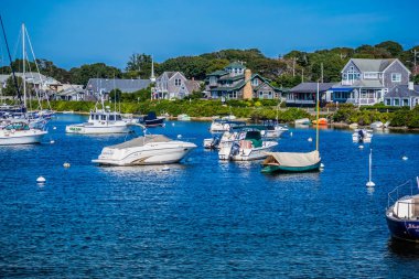 Cape Cod, Massachusetts'te güzel bir özel yelkenli