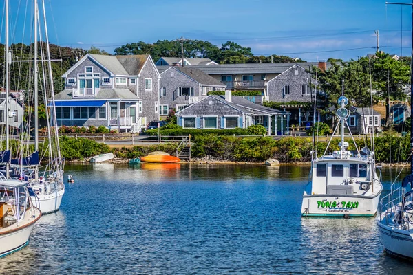 Veleros bellamente privados en Cape Cod, Massachusetts — Foto de Stock