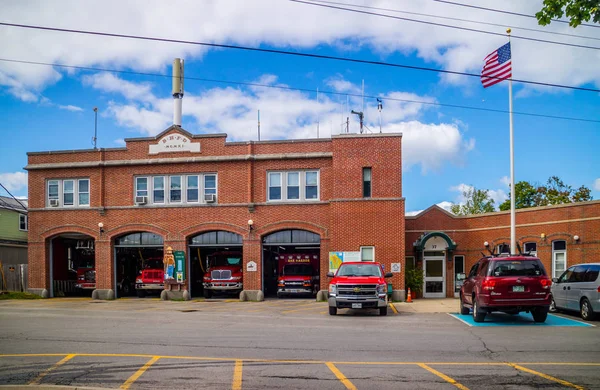 メイン州バーハーバーの消防局 — ストック写真