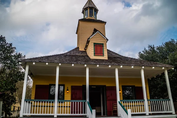 A capela de Vermilionville em Lafayette, Louisiana — Fotografia de Stock