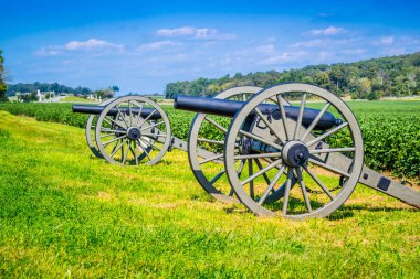 Gettysburg, Pennsylvania 'daki eski 19. yüzyıl topçu topu