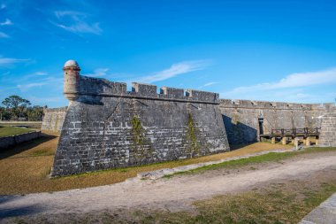 St Augustine, Florida'da müstahkem bir askeri üs kalesi