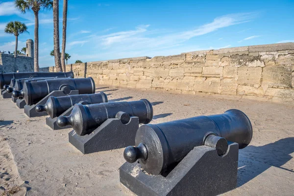 A fortified military base stronghold in St Augustine, Florida — Stock Photo, Image