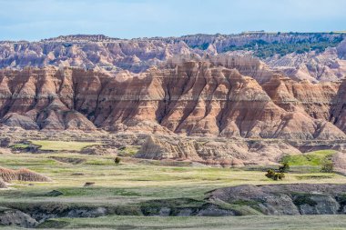 Güzel Badlands Milli Parkı Kayalık manzara, Güney Dakota