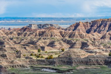 Güzel Badlands Milli Parkı Kayalık manzara, Güney Dakota