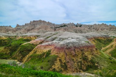 Güzel Badlands Milli Parkı Kayalık manzara, Güney Dakota