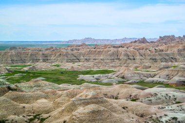 Güzel Badlands Milli Parkı Kayalık manzara, Güney Dakota