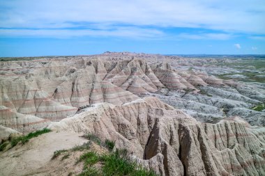 Güzel Badlands Milli Parkı Kayalık manzara, Güney Dakota