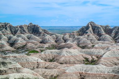 Güzel Badlands Milli Parkı Kayalık manzara, Güney Dakota