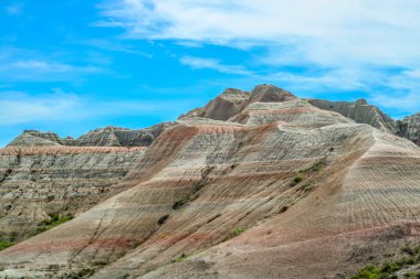 Güzel Badlands Milli Parkı Kayalık manzara, Güney Dakota