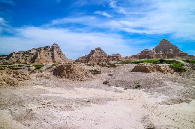 Güzel Badlands Milli Parkı Kayalık manzara, Güney Dakota