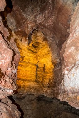 Wind Cave Milli Parkı'nda kayaların bir Boxwork jeolojik oluşumu, Güney Dakota