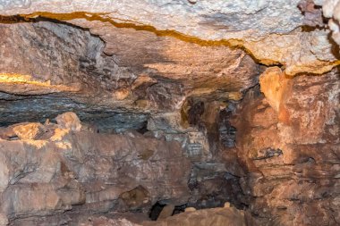 Wind Cave Milli Parkı'nda kayaların bir Boxwork jeolojik oluşumu, Güney Dakota