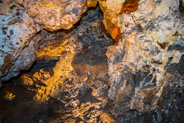 Uma formação geológica Boxwork de rochas no Parque Nacional das Cavernas Eólicas, Dakota do Sul — Fotografia de Stock