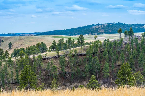 Ein schöner Blick auf die Natur im Windhöhlen-Nationalpark, South Dakota — Stockfoto