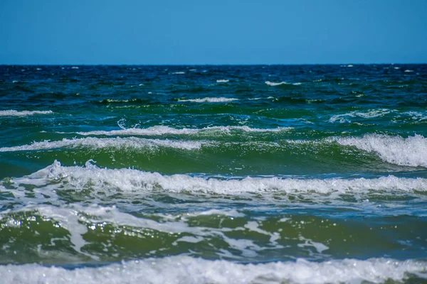 A néző kilátás nyílik a partra a Padre Island NS, Texas — Stock Fotó