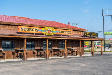 Sturgis, SD, ABD - 29 Mayıs 2019: The Sturgis Coffee