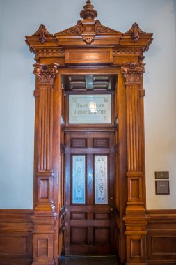 Austin, TX, ABD - 9 Mart 2019: Vali İş Ofisi