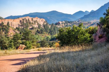 Colorado Springs, Colorado Rocky manzara manzarası