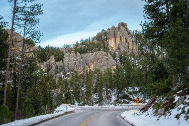 Güney Dakota 'daki Black Hills Ulusal Ormanı' nın aşağısında.
