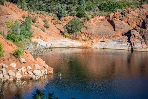 Una Vista Panorámica Colorado Springs Colorado —  Fotos de Stock